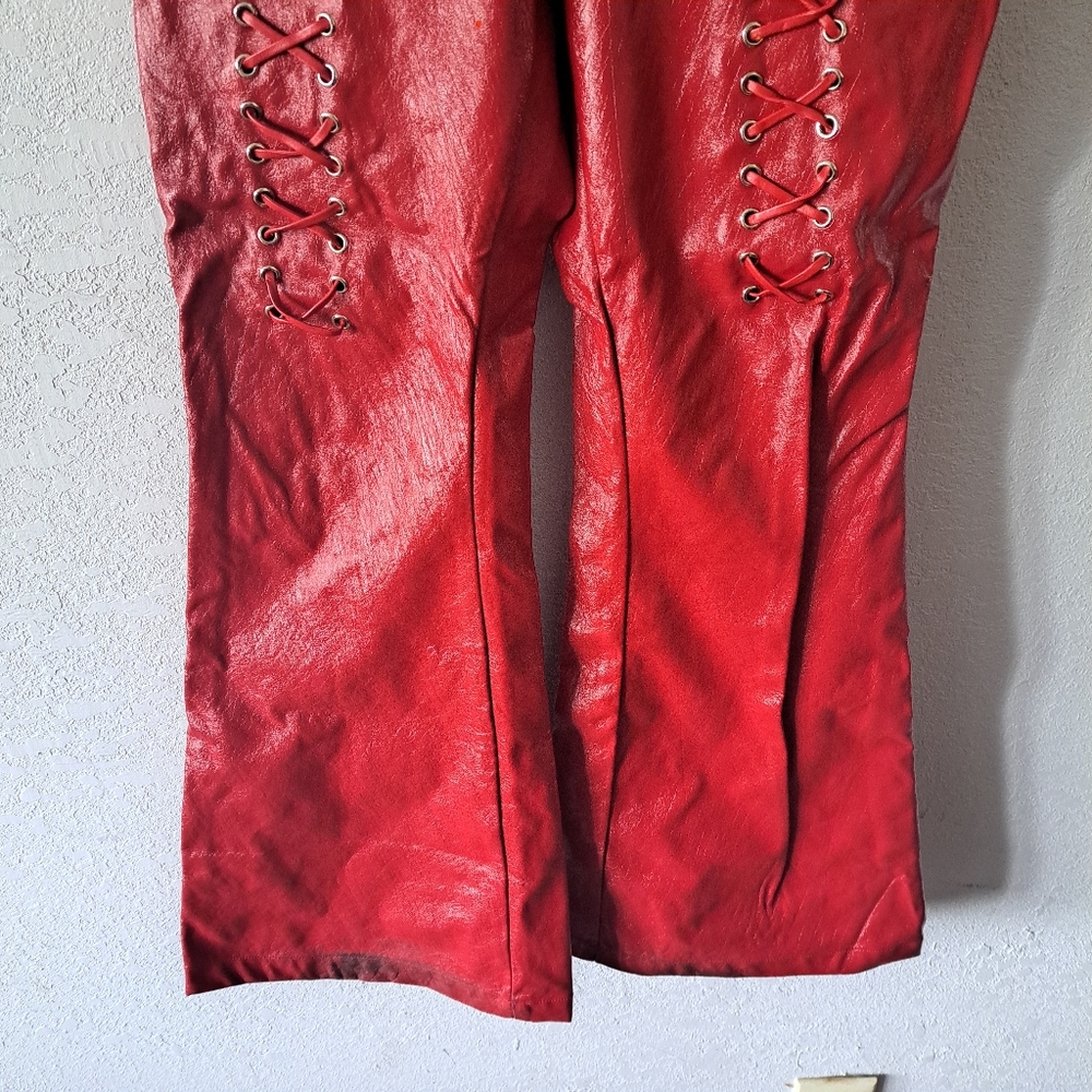 Fashion Nova Faux Leather Pants - Picture 7 of 8